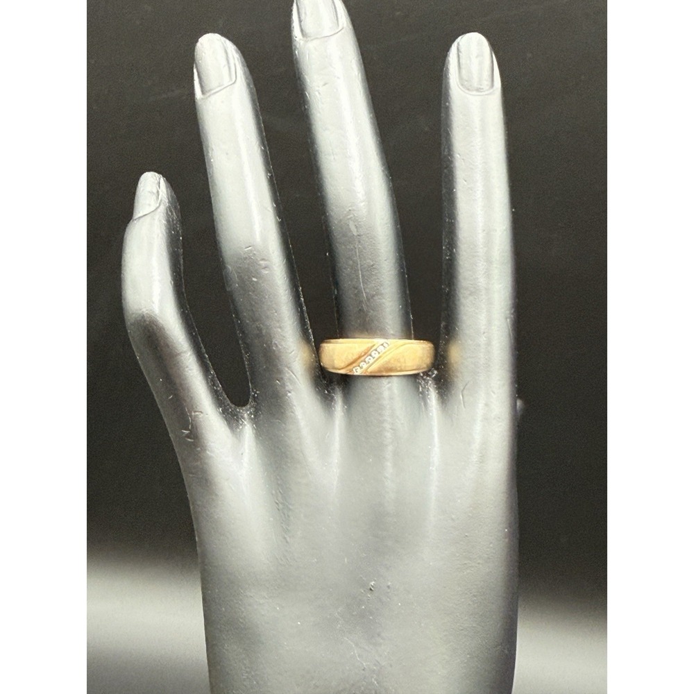 Vintage‎ 14k Gold Ladies' Ring With Diamonds, Artcarved Ring, Size 8.75, 5.9 gr